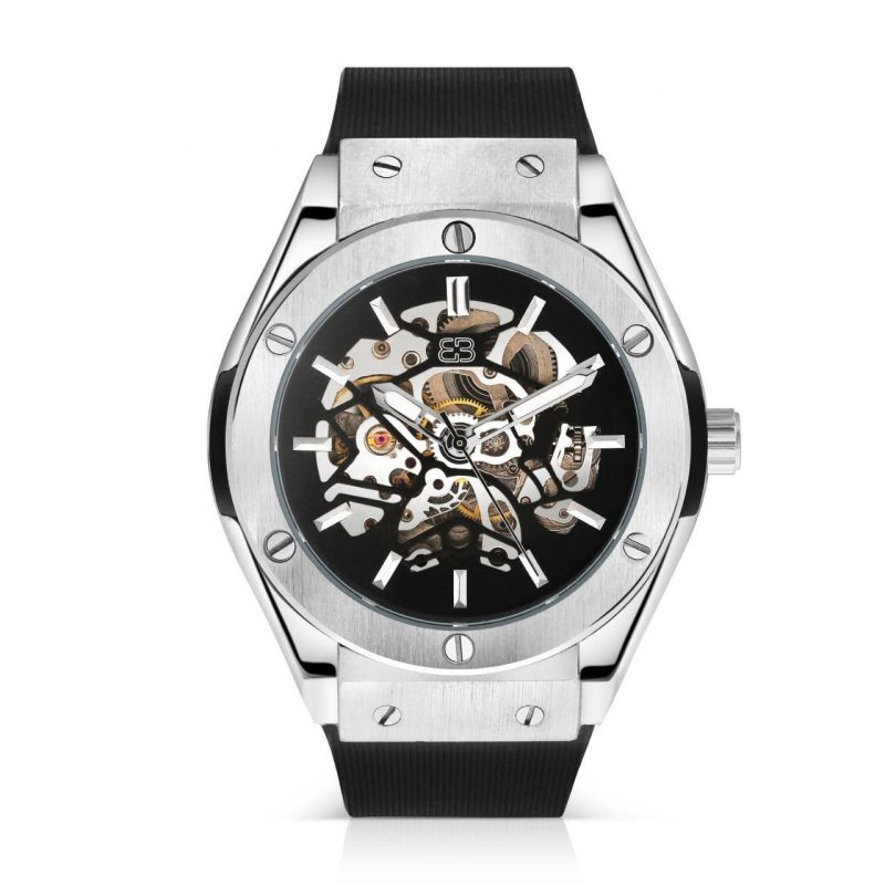 Luxe zwart automatisch horloge