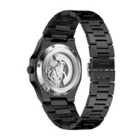 BUGOLINI® VENIVIDI Steel - Automatic Luxury Steel Watch - Midnight black For Men - Image 5