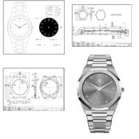 BUGOLINI® Locus Steel Silver - Miyota GL30 Quartz Watch For Men - Image 7