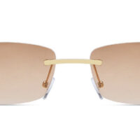 BUGOLINI® Aurum - Designer Sunglasses - Polarized - UV400 - Eyes Visible - Gold - Image 2