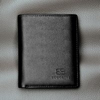 BUGOLINI MACER - Thin Cash & Card Holder - Compact Real Leather Wallet - Black - Image 9