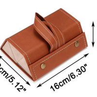 BUGOLINI Octavius2 - Glasses Holder - Pu Leather Glasses Holder with Snap FastenerBUGOLINI Octavius2 - Glasses Holder - Pu Leather Glasses Holder with Snap Fastener - Holds 3 Glasses g - Suitable For 3 Glasses - Image 8