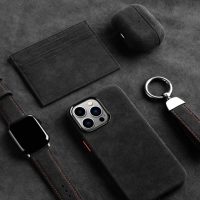 BUGOLINI Alcan-X - Magnetic Alcantara Case Cover Suitable for iPhone 14 - 9002 Alcantara Italy - Image 7