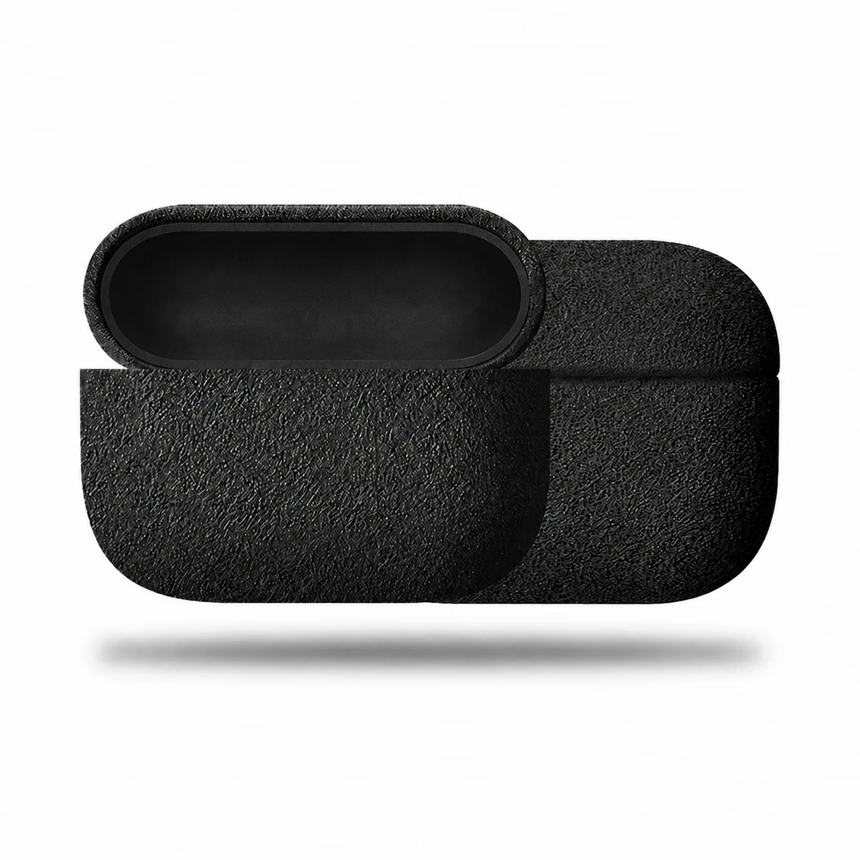 BUGOLINI Angelus - Funda Alcantara apta para Apple Airpods Pro - 9002 Alcantara Italia – Negro