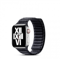 BUGOLINI Atomus – Watch Strap With Magnetic Closure Made Of Alcantara – Suitable For iWatch 42, 44 En 45MM – Dark Grey