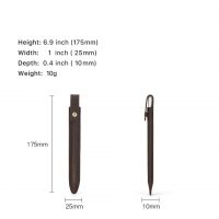 BUGOLINI Ace – Lederen Pencil Hoes – Stylus Penhouder – Geschikt Voor Apple Pencil 2nd Generation - Bruin - Image 8