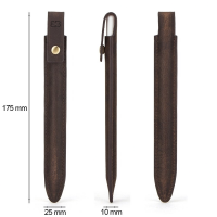 BUGOLINI Ace – Lederen Pencil Hoes – Stylus Penhouder – Geschikt Voor Apple Pencil 2nd Generation - Bruin - Image 4
