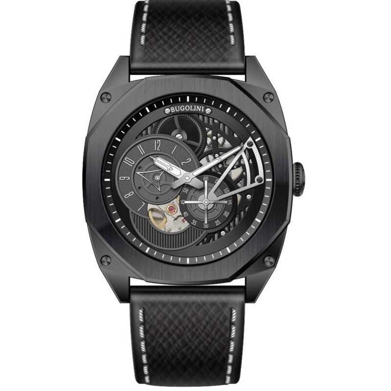 BUGOLINI NOCTIS - Steel Automatic Watch - Mechanical Miyota Movement - Luminous - Waterproof - Turning Bezel