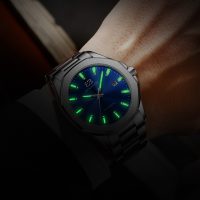 BUGOLINI ARCANE – Sapphire Crystal – Automatic Seiko Epson YN55A Movement – ​​Luminous watch hands – 316L Stainless Steel Silver - Image 11