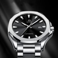 BUGOLINI ARCANE – Sapphire Crystal – Automatic Seiko Epson YN55A Movement – ​​Luminous watch hands – 316L Stainless Steel Silver - Image 12