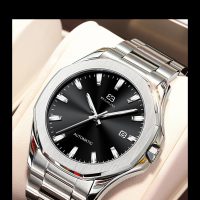 BUGOLINI ARCANE – Sapphire Crystal – Automatic Seiko Epson YN55A Movement – ​​Luminous watch hands – 316L Stainless Steel Silver - Image 7