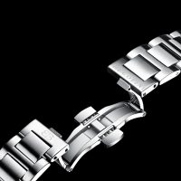 BUGOLINI ARCANE – Sapphire Crystal – Automatic Seiko Epson YN55A Movement – ​​Luminous watch hands – 316L Stainless Steel Silver - Image 6