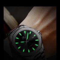 BUGOLINI ARCANE – Sapphire Crystal – Automatic Seiko Epson YN55A Movement – ​​Luminous watch hands – 316L Stainless Steel Silver - Image 5