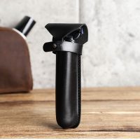 BUGOLINI Novacula - Leather Razor Holder - Retro Razor Holder - Genuine Leather - Black - Image 2