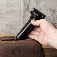 BUGOLINI Novacula - Leather Razor Holder - Retro Razor Holder - Genuine Leather - Black - Image 3