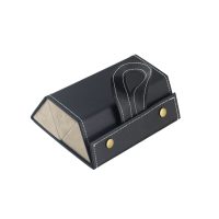 BUGOLINI Octavius2 - Glasses Holder - Pu Leather Glasses Holder with Snap FastenerBUGOLINI Octavius2 - Glasses Holder - Pu Leather Glasses Holder with Snap Fastener - Holds 3 Glasses g - Suitable For 3 Glasses - Image 2