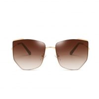 BUGOLINI® Amilya - Designer Sunglasses For Women - UV400 - Gold / Light Coffee - Image 2