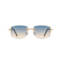 BUGOLINI® Markuss - Designer Sunglasses - Polarized - UV400 - Gold Green Yellow - Image 2