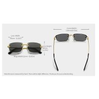 BUGOLINI® Markuss - Designer Sunglasses - Polarized - UV400 - Gold Green Yellow - Image 6