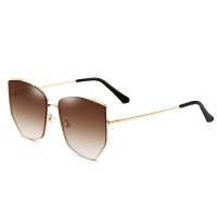 BUGOLINI® Amilya - Designer Sunglasses For Women - UV400 - Gold / Light Coffee