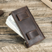 BUGOLINI Milian – Leather Phone Waist Bag – Magnetic Closure – Up to 6.7 Inch – Pocket for Bills – Phone Holder – Space for 3 Cards – Coffee - Image 6
