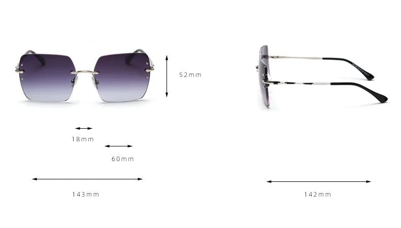 BUGOLINI Thalia - Polarized Women's Sunglasses - With UV400 Protection - Blue/Brown - Image 3