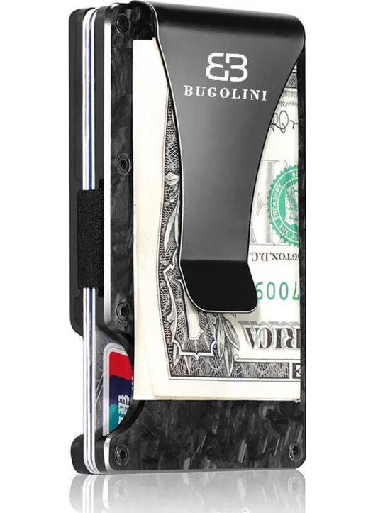 BUGOLINI® METALLUM Stone – Luxe aluminium kaarthouder met RFID – Compacte portemonnee voor mannen en vrouwen - Afbeelding 9