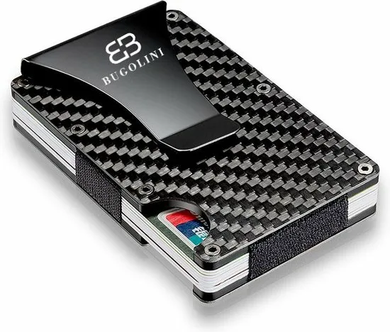 BUGOLINI METALLUM Carbon - Aviation Aluminium Card Holder - Wallet - Cash Holder - Unisex / Men - Woman - Image 8