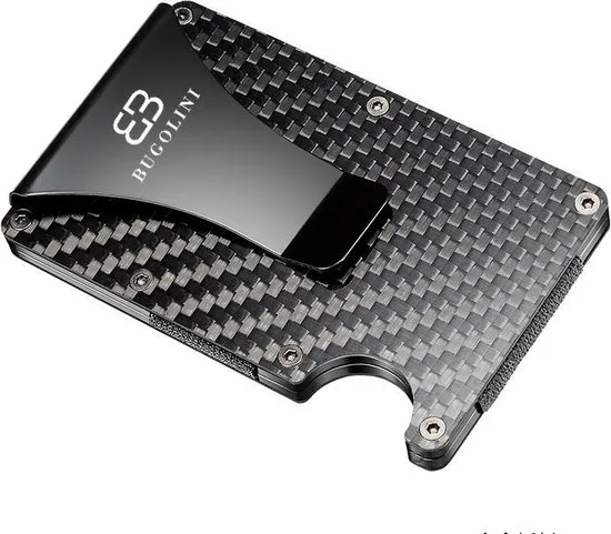 BUGOLINI METALLUM Carbon - Aviation Aluminium Card Holder - Wallet - Cash Holder - Unisex / Men - Woman - Image 5