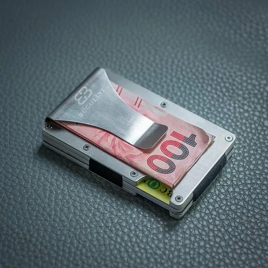 BUGOLINI METALLUM - Aviation Aluminium Card Holder - Wallet - Money Holder - Card Holder for Him or Her (Unisex) - Image 3