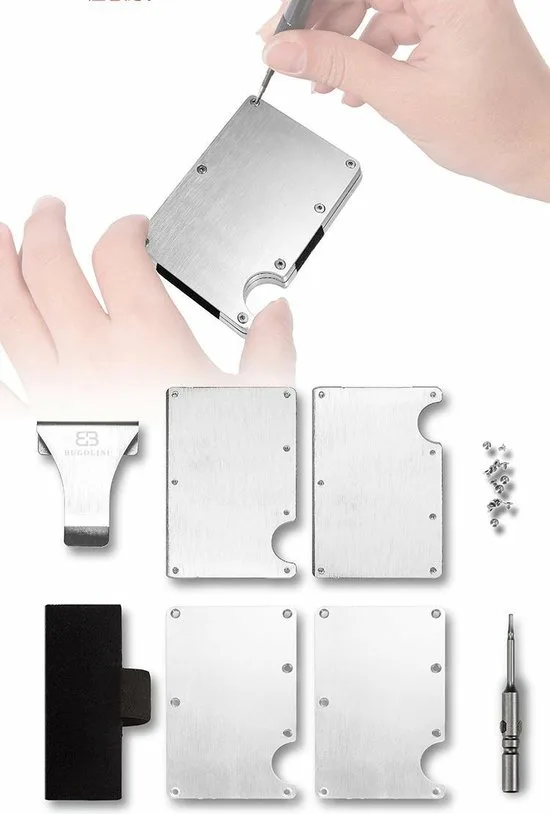 BUGOLINI METALLUM - Aviation Aluminium Card Holder - Wallet - Money Holder - Card Holder for Him or Her (Unisex) - Image 8