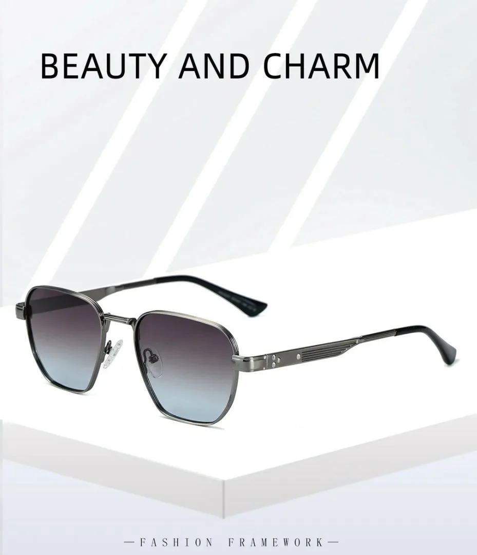BUGOLINI Calisto – Polarized Sunglasses for Men – With UV400 Protection – Non-Slip Temples – Luxury Glasses – Silver - Image 5