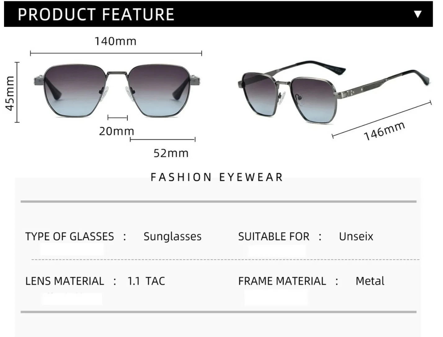 BUGOLINI Calisto – Polarized Sunglasses for Men – With UV400 Protection – Non-Slip Temples – Luxury Glasses – Silver - Image 3